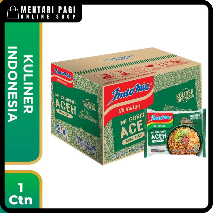 

1 Dus isi 40 Pcs - Indomie Mi Goreng Aceh