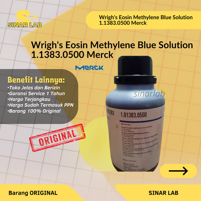 Wrigh's Eosin Methylene Blue Solution 1.1383.0500 Merck