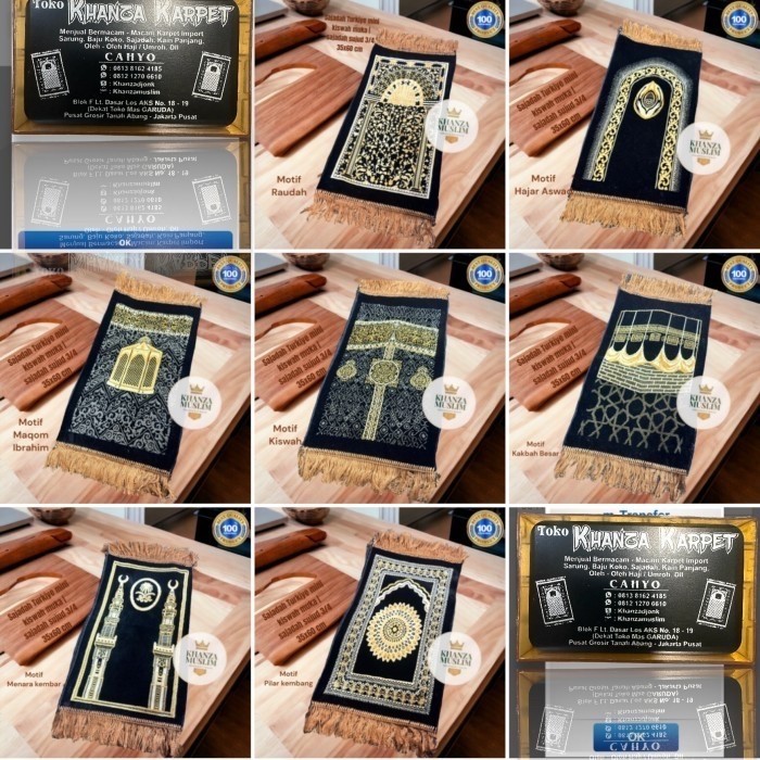 SAJADAH MUKA BELUDRU HALUS | SEJADAH KECIL/SUJUD/SAJADAH TURKI MINI - grosirRANDOM