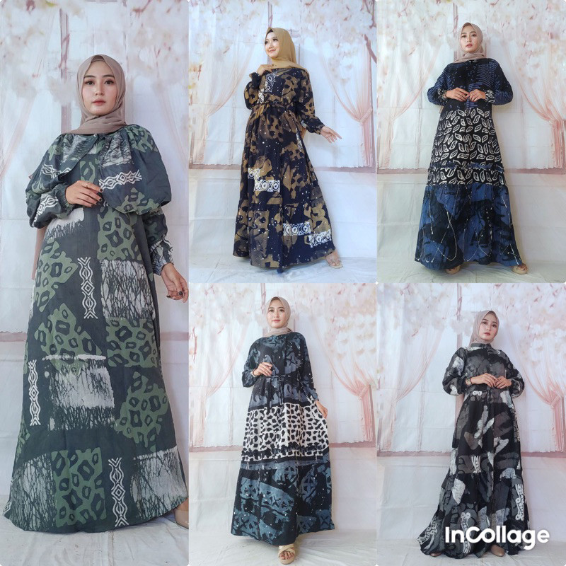 GAMISKUSUS RANDOM FOTO HANYA PEMANiS JUMBO Tebal PremiumDaster Twil Pelangi Lengan Panjang XXXL Ory 