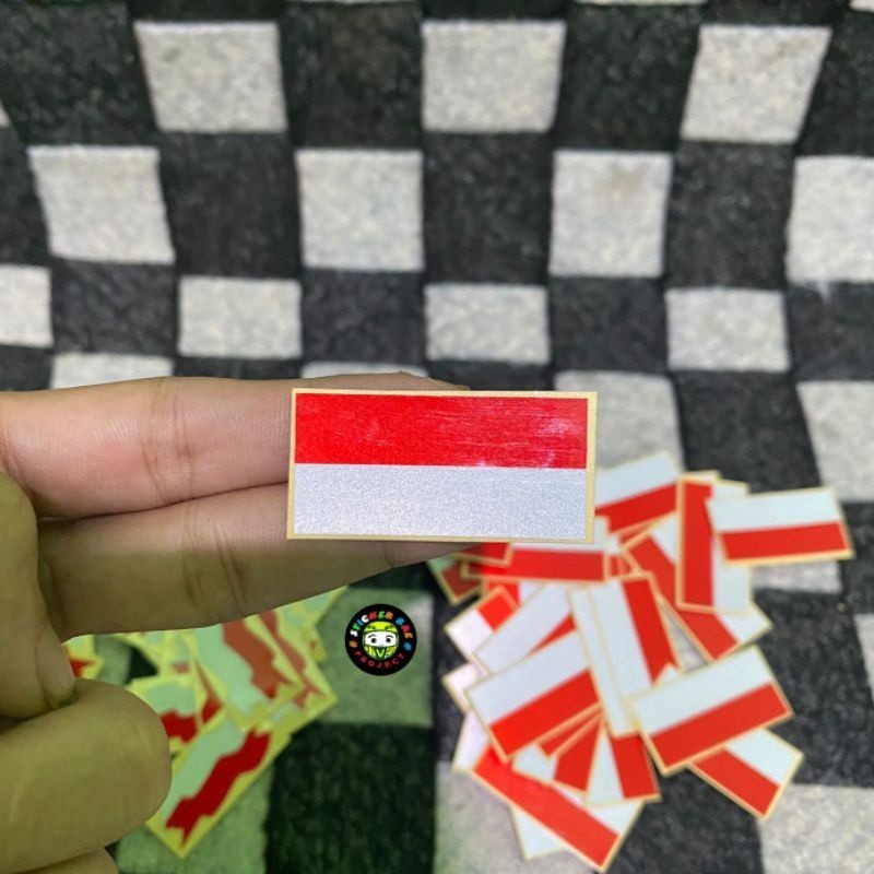 sticker bendera indonesia mini 1pcs bendera indonesia cutting sticker