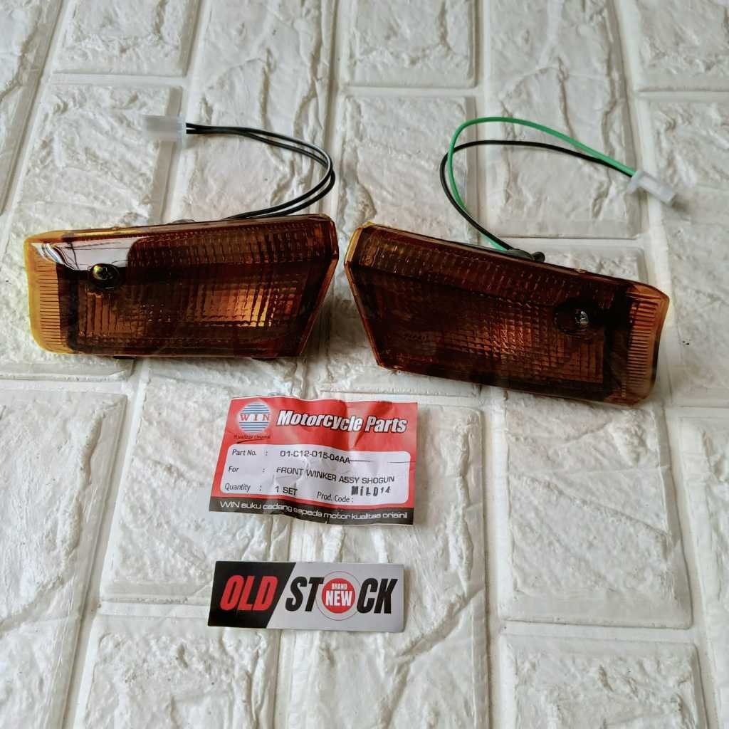 NOS/LAMPU SEIN DEPAN 1SET KANAN KIRI  SHOGUN KEBO TORNADO