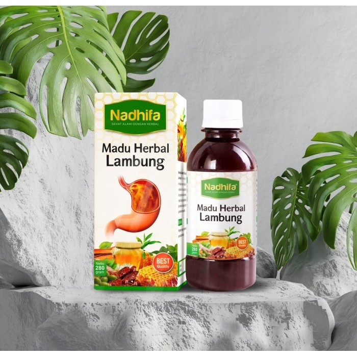 

Madu Herbal Lambung NADHIFA 280gr - Ahlinya Atasi Masalah Lambung Akut