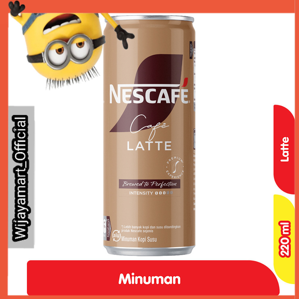 

Nescafe Minuman Es Kopi Cafe Latte Kaleng 220 ml