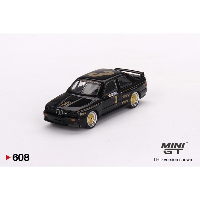 Mini GT 608 BMW M3 #3 JPS Team BMW 1987 ATCC Championship Winner