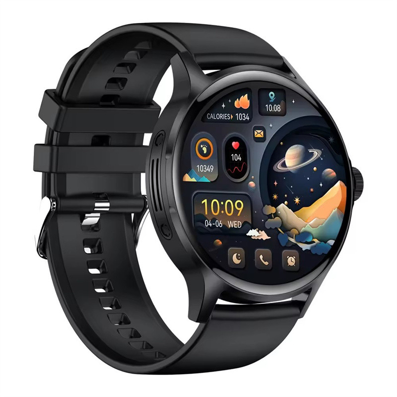 

HK30 Smart Watch 1.43inch Amoled Screen Bluetooth Calling Music Always Display Sport Fitness Health Monitoring Women Smartwatch