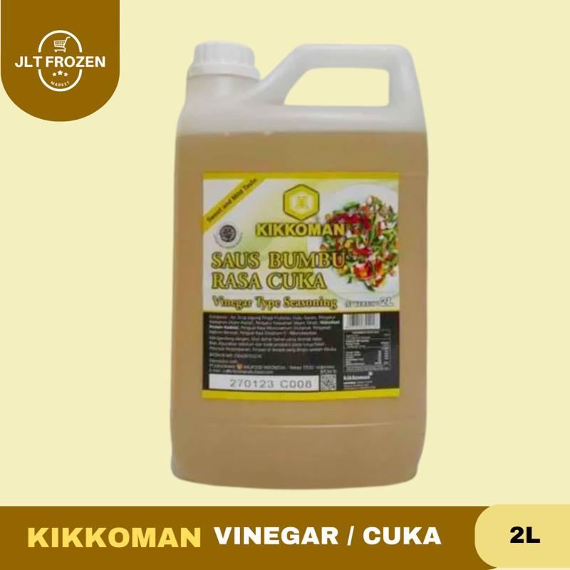 

Kikkoman Vinegar Seasoning / Saus Bumbu Rasa Cuka / Cuka Jepang / Vinegar - 2L Jerigen