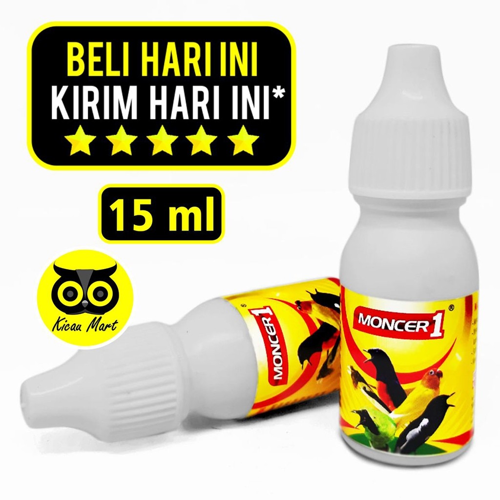 KICAU MART VITAMIN BURUNG MONCER 1 SUPER KICAU OBAT MACET BUNYI MABUNG NGURAK FIGHTER LOVEBIRD MURAI