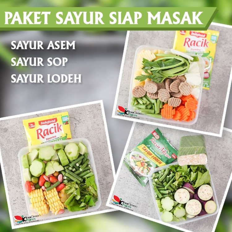 

Paket Sayur Sop Sayur Asem Sayur Lodeh Sayur Bening Siap Masak BONUS RACIK - KIRIM INSTAN