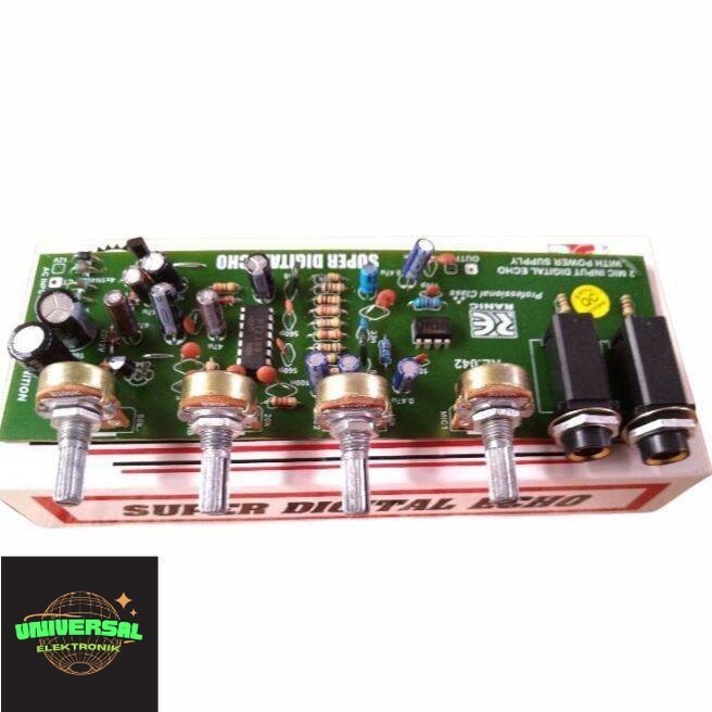 Kit Echo Delay 2 mic plus regulator Termurah COD
