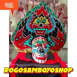 BARONGAN JARANAN / BARONGAN ANAK JARAN KEPANG / CAPLOKAN KAYU AWET / MAINAN BARONG REOG MURAH MERIAH