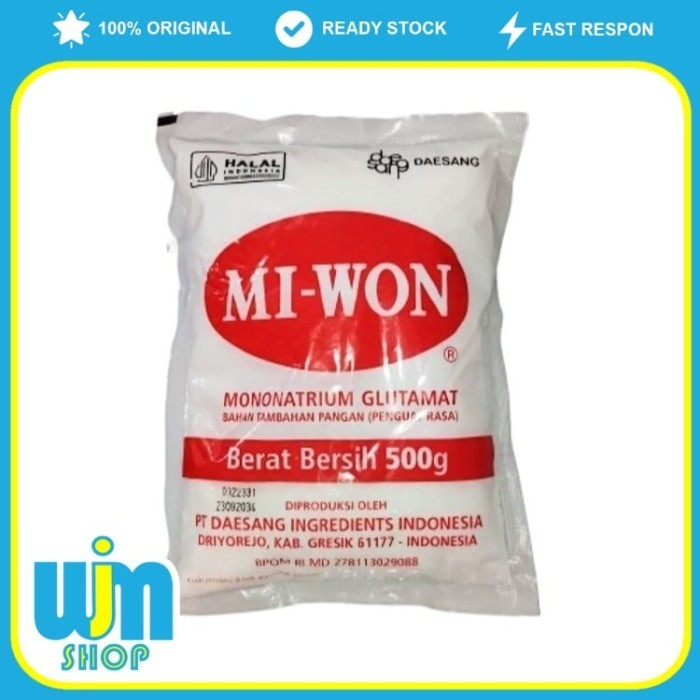 

Vitsin Miwon 500gr Micin Penyedap Rasa MSG