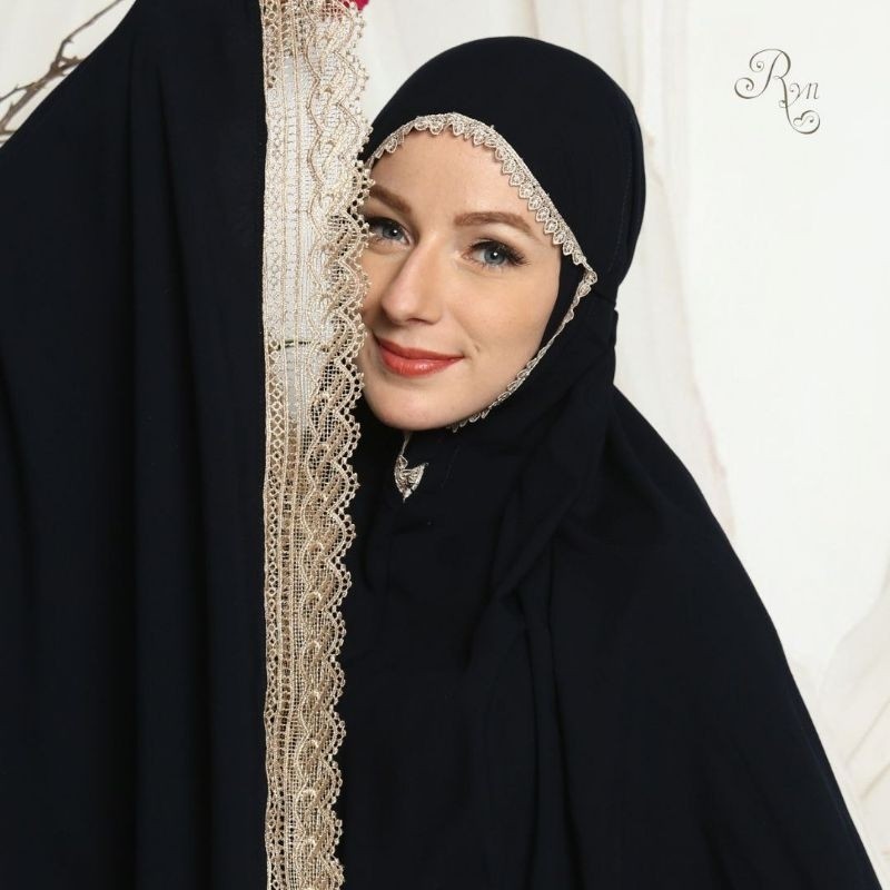 Mukena Rayyan Jasmine Series Original By Ryn Rayyan Mukenah Dewasa Polos Jumbo Terbaru 2024 Katun Ra