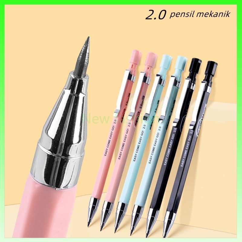 

Mechanical Pencil Graphite Lead Automatic/Pensil Mekanik 2.0mm