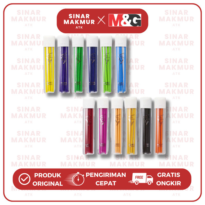 

Isi Ulang/Refill Pensil Warna Mekanik 2.6mm M&G AMPU6971 (TUBE)