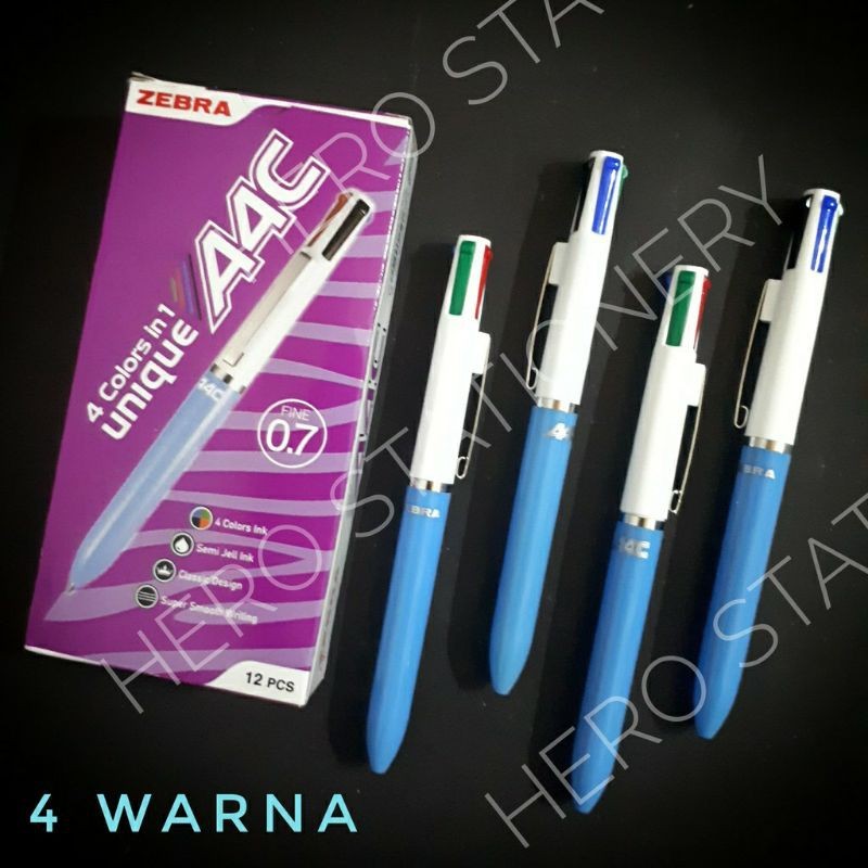 

ZEBRA A4C bolpen pena 4 warna