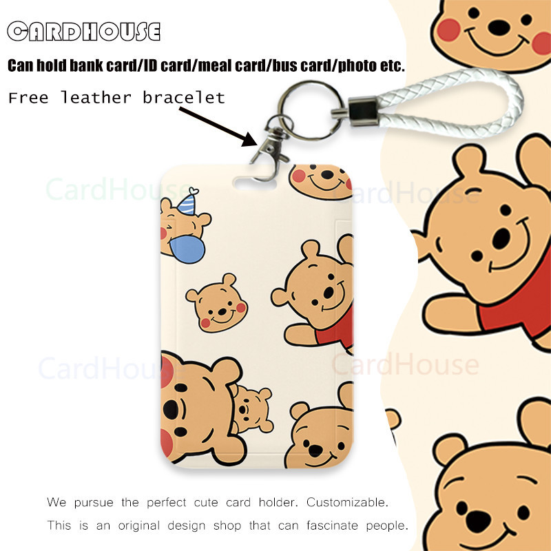 

( CardHouse ) ID CARD HOLDER Lucu Kartun Winnie the Pooh LT57 Tempat Kartu Photocard Photo Card