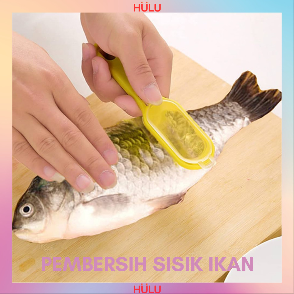 Pembersih Sisik Ikan Alat Pengupas Kerokan Sisik Ikan Praktis Cepat Bersih Murah
