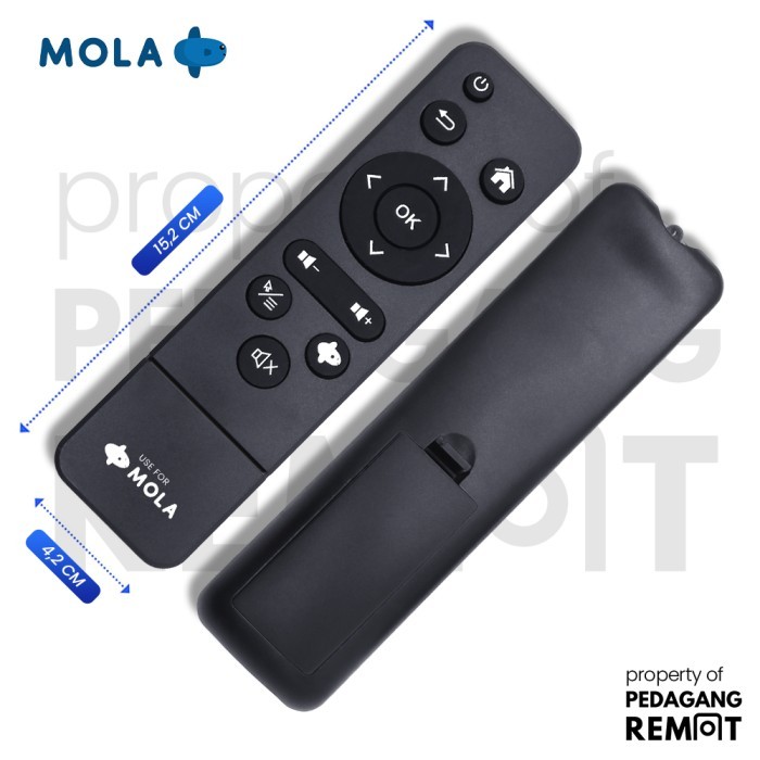 IRE-Remot Remote STB MOLA TV PDB-M11 / Android Box MOLA TV PDB-M11-ADL [SIAP KIRIM]