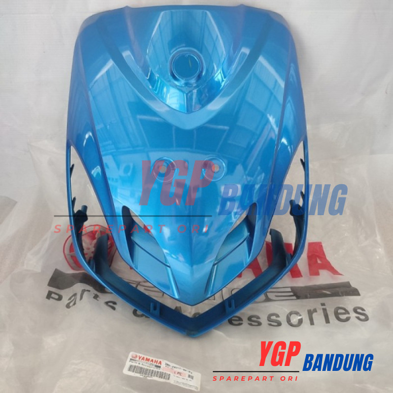 BODY DEPAN DASI MIO SMILE BIRU SAPHIR SAFIRE ORIGINAL 28D-F8311-00-P3