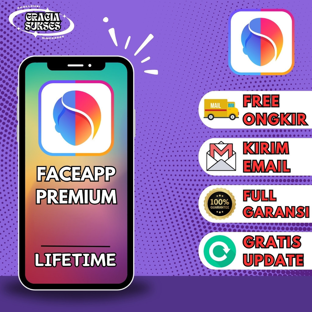FaceApp Pro Premium Lifetime Bergaransi Selamanya