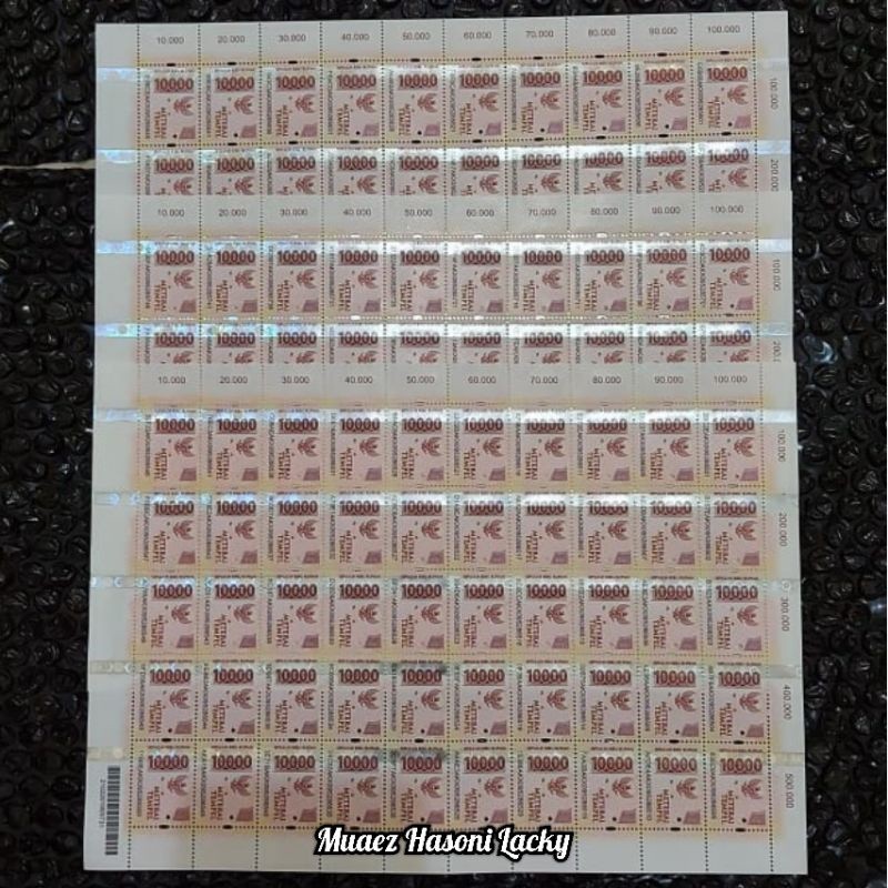 

Materai Tempel 10000 Asli Peruri Original TERUJI LOLOS SINAR UV ULTRAVIOLET - MATERAI BARU BUKAN BEKAS 100% ORIGINAL POS( Gratis Ongkir ) /10 Pcs
