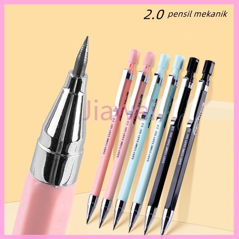 

Jiawei Mechanical Pencil Graphite Lead Automatic/Pensil Mekanik 2.0mm