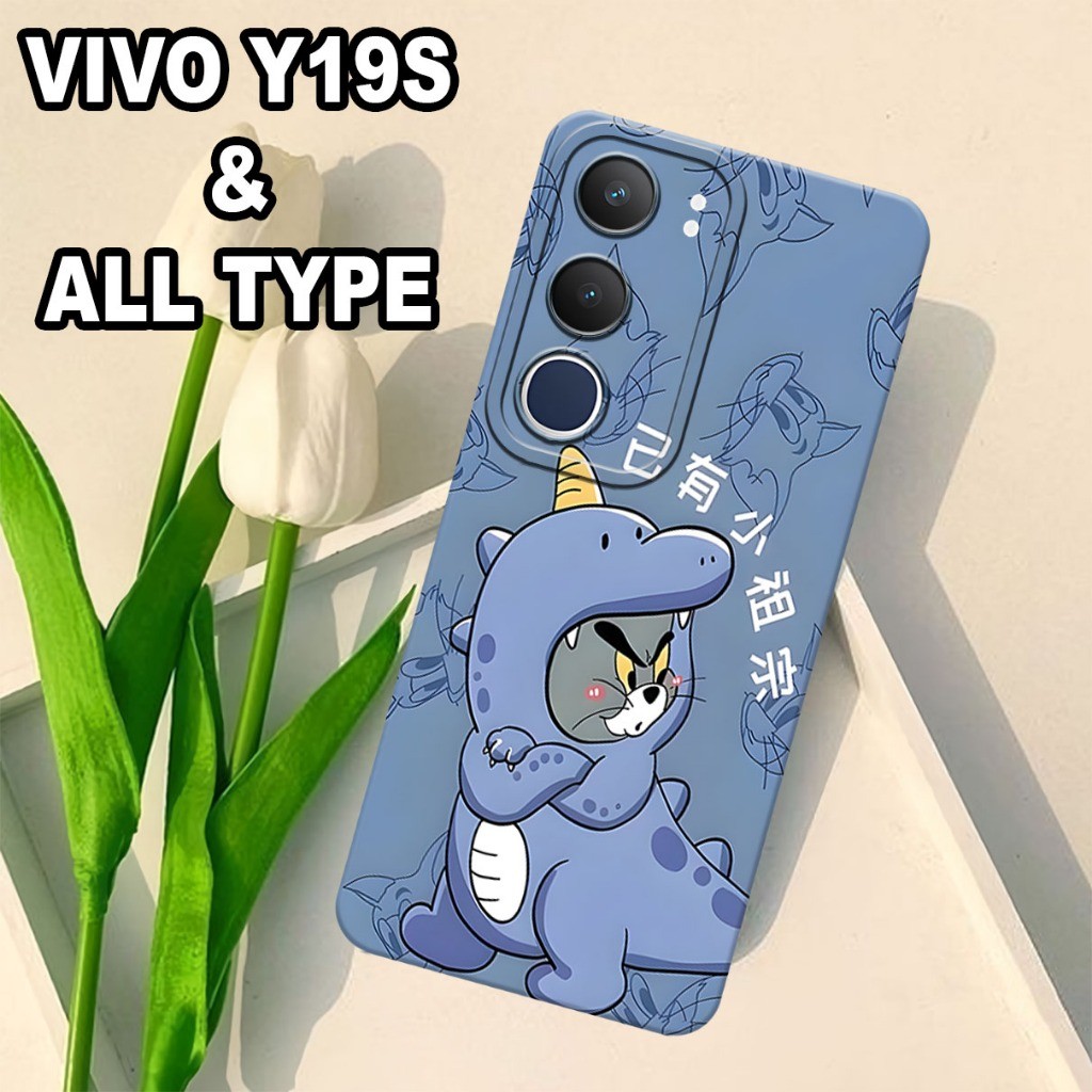 G58 - Softcase VIVO Y19S Terbaru 2024 - Bahan karet lentur - Motif COUPLE - silikon lentur - Casing 