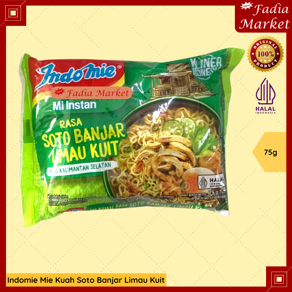 

Indomie Mie Kuah Soto Banjar Limau Kuit 75g