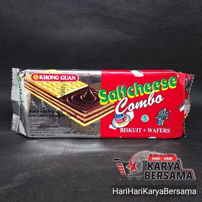 

MAKANAN RINGAN WAFER SALT CHEESE KHONG GUAN SALTCHEESE COMBO 175GR