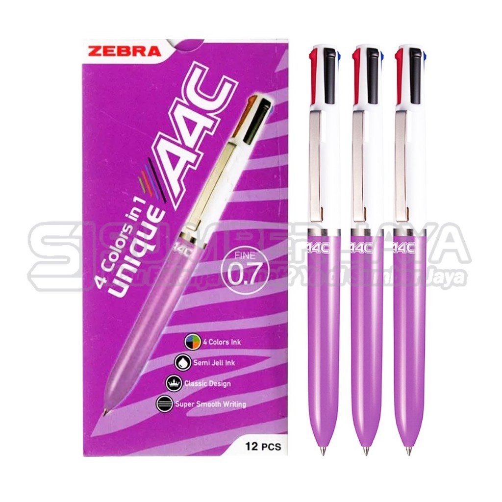 

Ballpoint Barell A-4C Multifunction In 1 Pulpen 4 warna 0.7mm M&G ABP803R4 ABP803R5 QBP803T8 ABP803S6