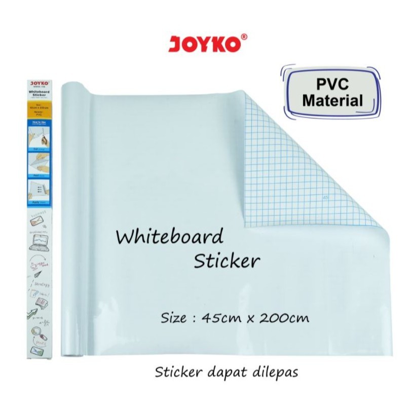 

( StaLand ) Stiker Sticker Papan Tulis Putih Whiteboard Sticker Joyko WBSK 150 WBSK-150