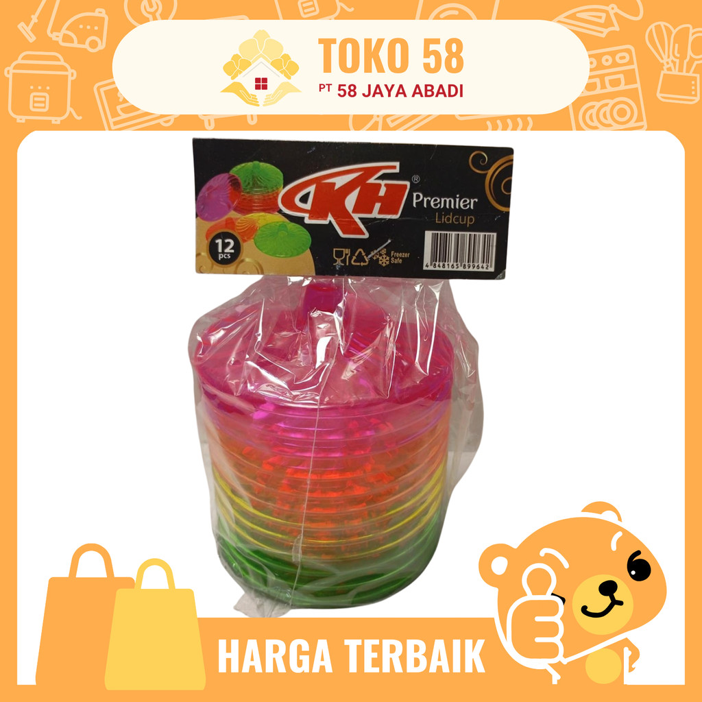 [COD] Tutup Gelas ( 12 Pcs ) Premier KH / Pack
