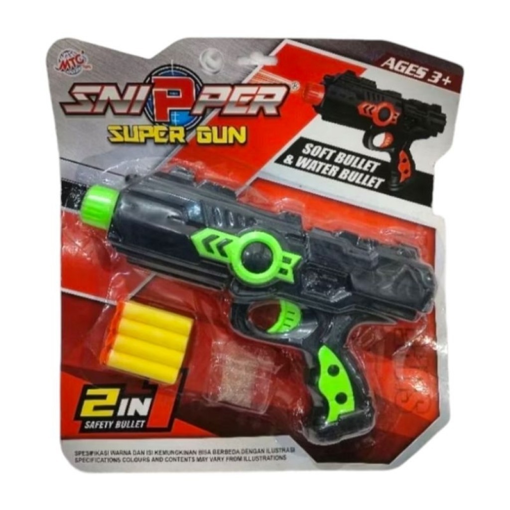 Mainan tembak anak Sniper 2 in 1