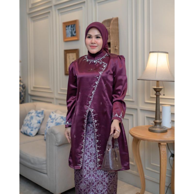 ATASAN Kebaya Tafeta //KEBAYA PESTA TERBARU // KEBAYA TAFETA PAYET // KEBAYA KARTINI