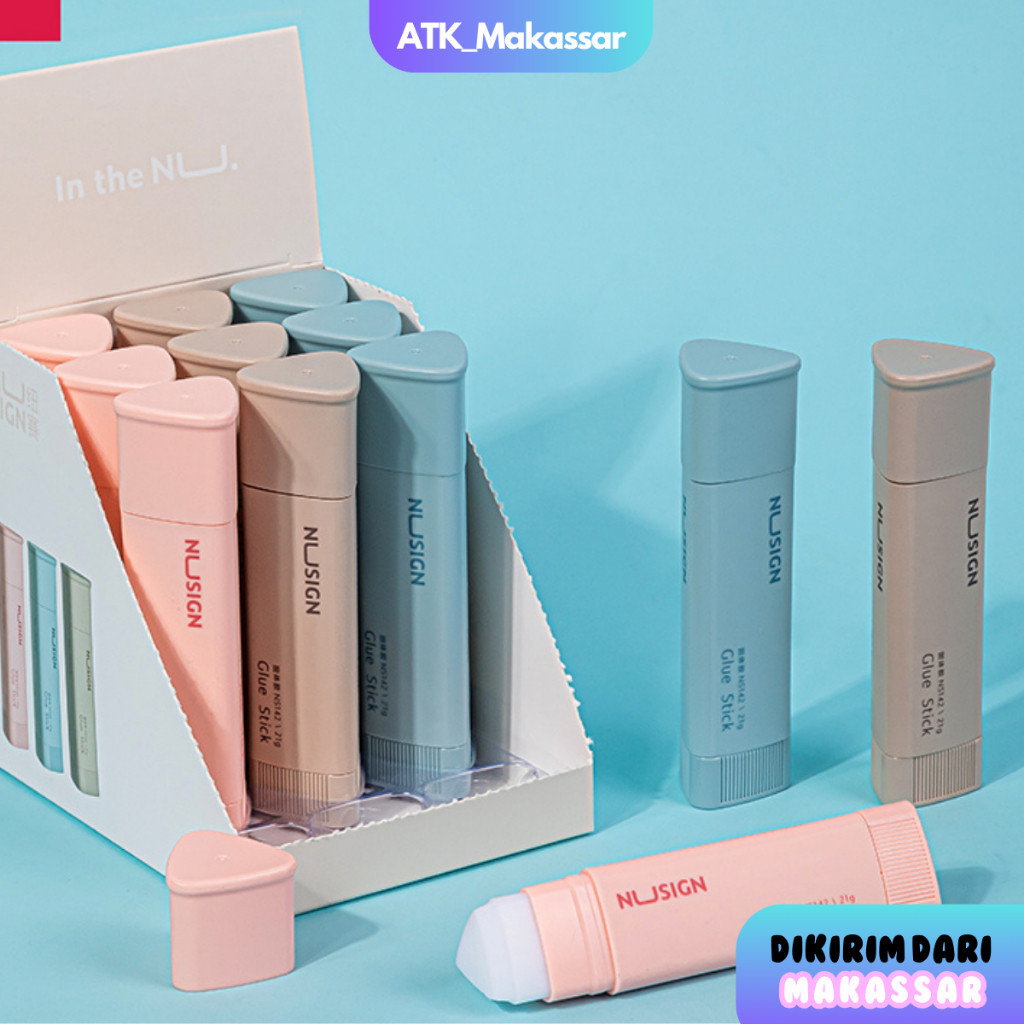 

Lem Stik Kertas Glue Stick Segitiga Melekat Kuat Lem Stick Batangan 21gr PVP