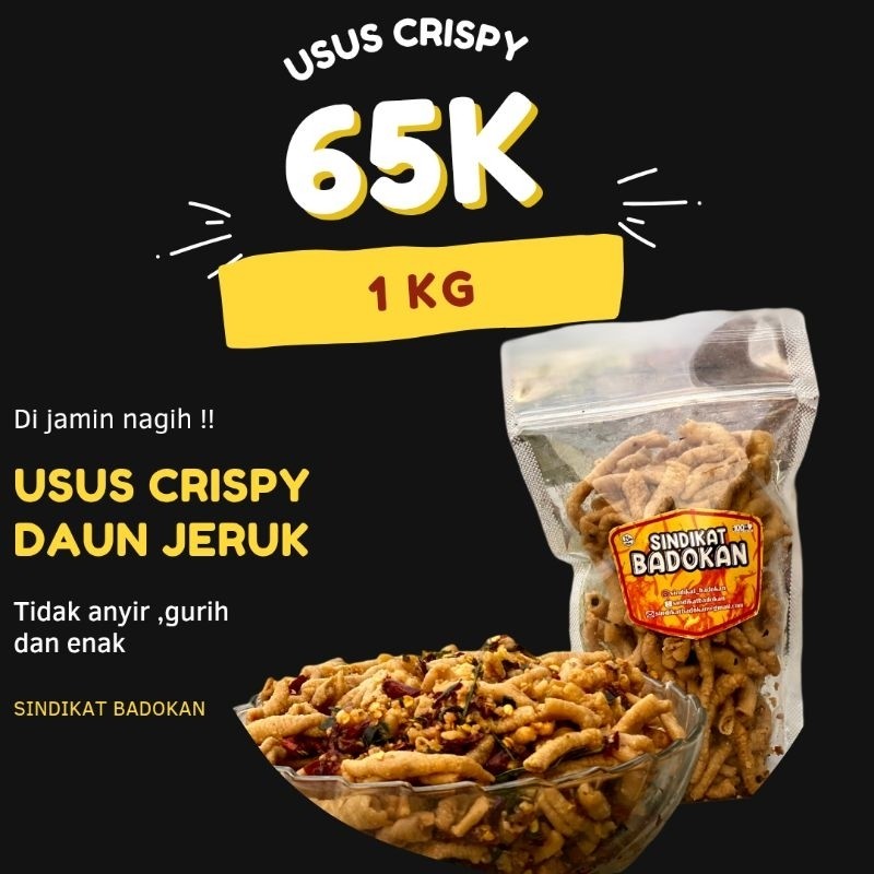 

free ongkir bayar di tempat cod keripik usus original 1 kilo | premium |terenak!! gratis ongkir nagih jamin nagihh