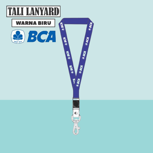 

TALI LANYARD BANK BCA - TALI GANTUNGAN BCA BANK CENTRAL ASIA - TALI ID CARD GANTUNGAN KUNCI GANTUNGAN FLASHDISK GANTUNGAN NAMETAG TALI LANYARD BEST SELLER COD