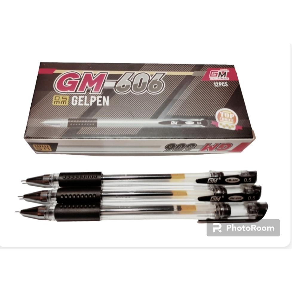 

Pulpen / Gel Pen 1 Box isi 12 pcs Pulpen Gel