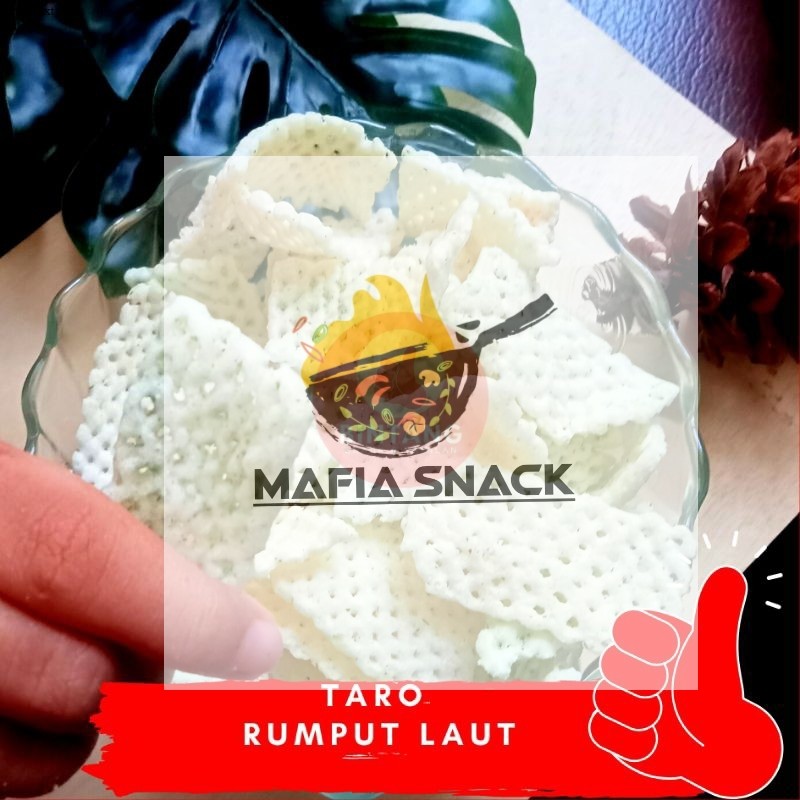 

krupuk taro rumput laut / taro seaweed 300 gr