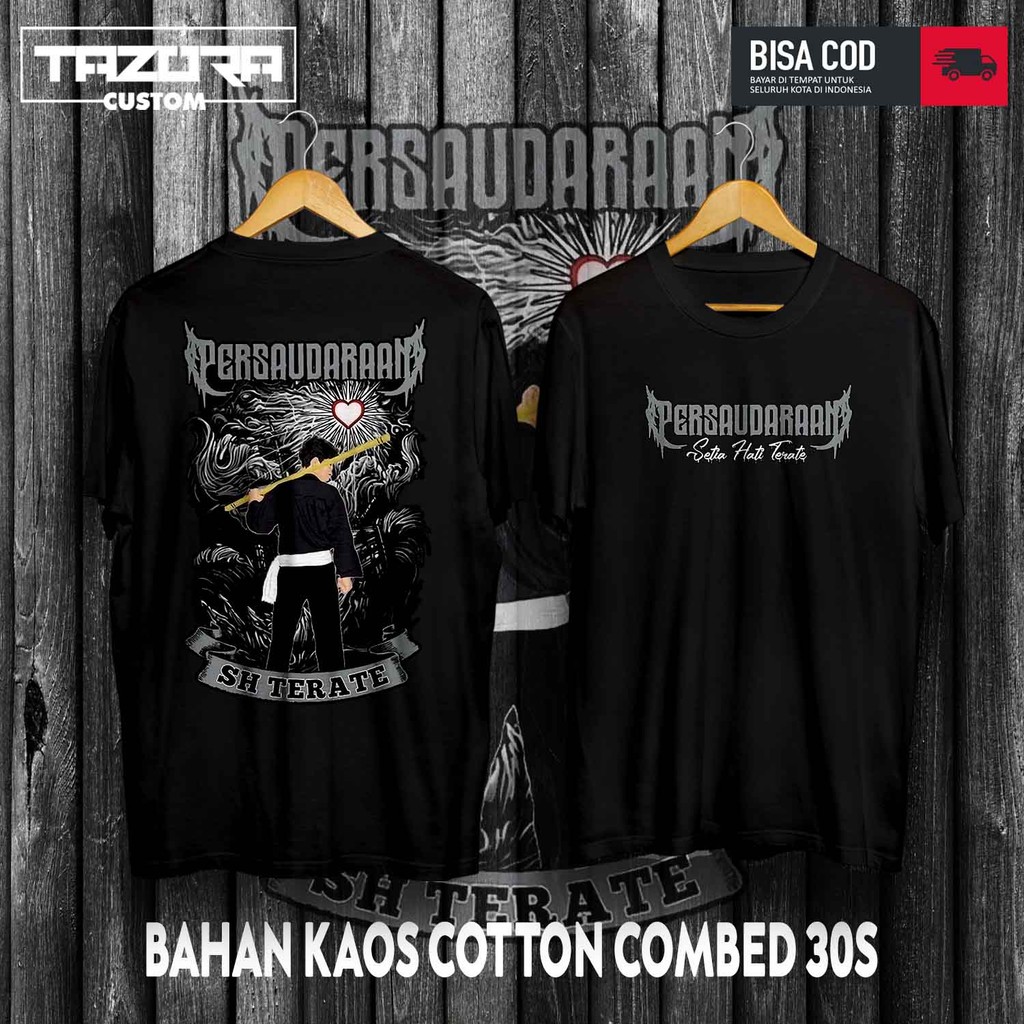 Kaos Psht Terbaru Distro Terate Baju Pria Keren Lambang Psht Tshirt warga sh Terate pencak Silat COD