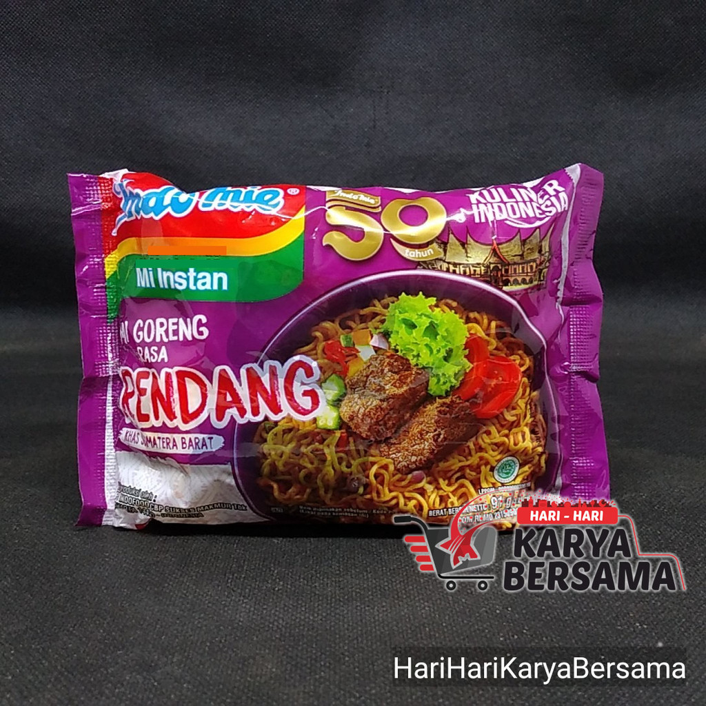 

INDOMIE MIE INSTAN MIE GORENG RASA RENDANG 91GR