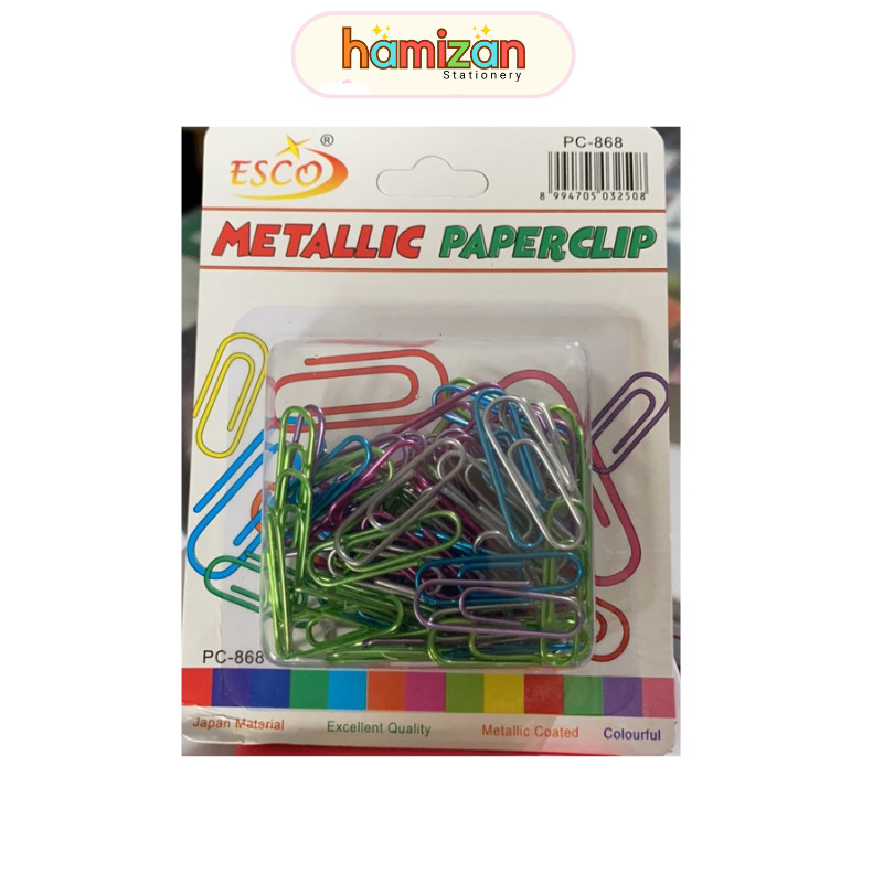 

Paper clip metalik metallic Esco Murah Berkualitas