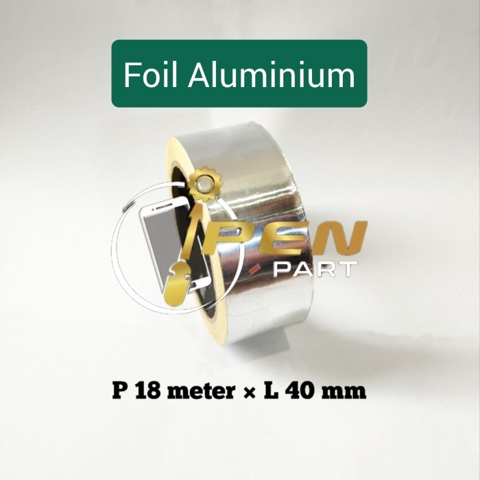 

GS90 Lakban Alumunium Voil Anti Panas Aluminium Isolasi