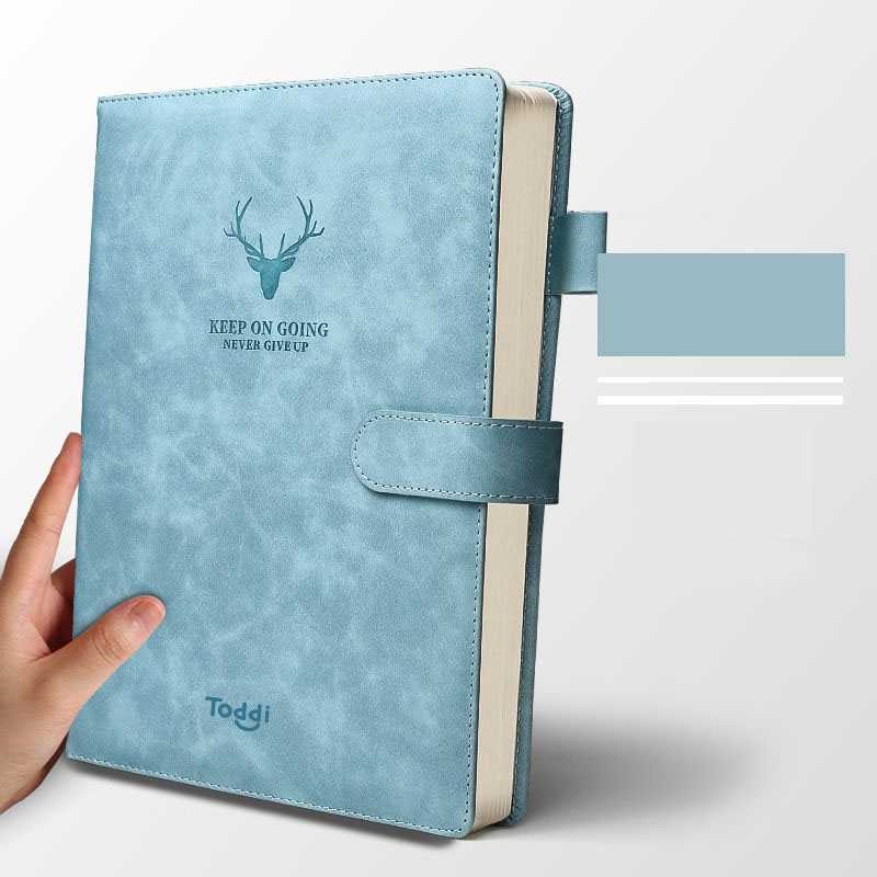 

PROMO TODDI Buku Catatan Harian Notebook Cover Kulit Magnetic Buckle - TL4 Baby Blue TERMURAH