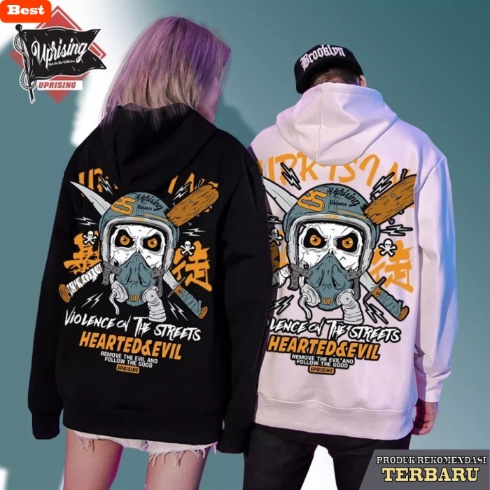 hoodie pria keren HOODIE JUMBO JAKET PRIA WANITA BIGSIZE OVERSIZE S SAMPAI 7XL - Putih, S