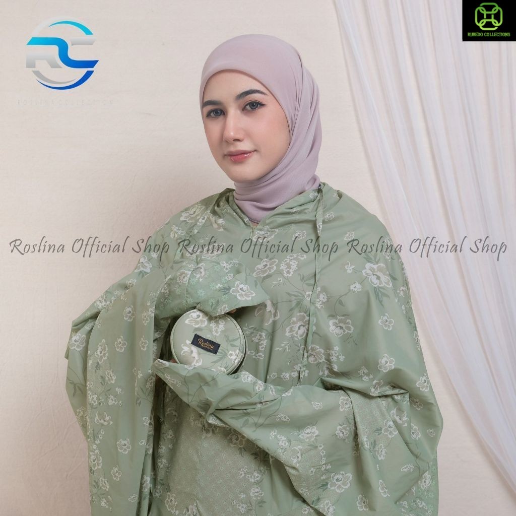 Mukena Traveling Terusan Mini Pouch Terkecil Parasut 2In1 Motif Premium