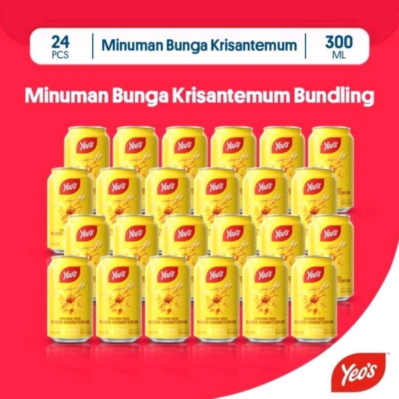 

Yeos Minuman Krisantemum Kaleng 1 Karton (24x300ml)