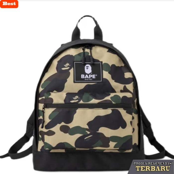 tas ransel pria murah berkualitas Tas Ransel Bape Tas Ransel Bape - Tanpa Gantungan