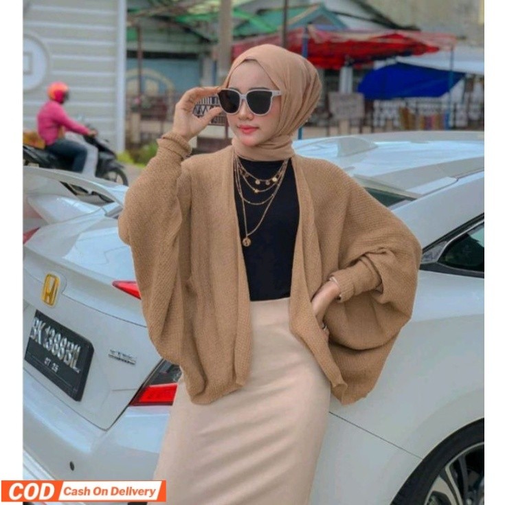 CARDIGAN RAJUT / BATWING KELELAWAR CARDIGAN / CARDIGAN BIG